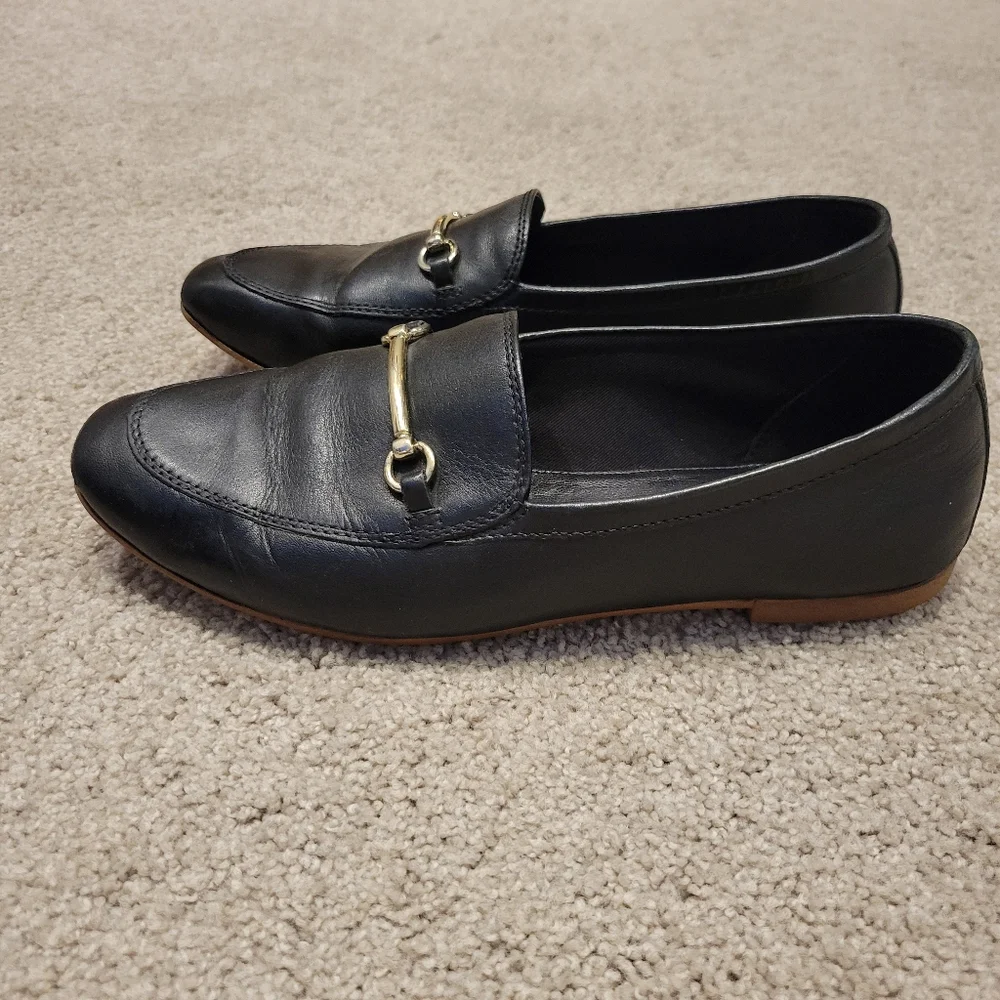 Vagabond Heidi Horsebit Black Leather Loafers